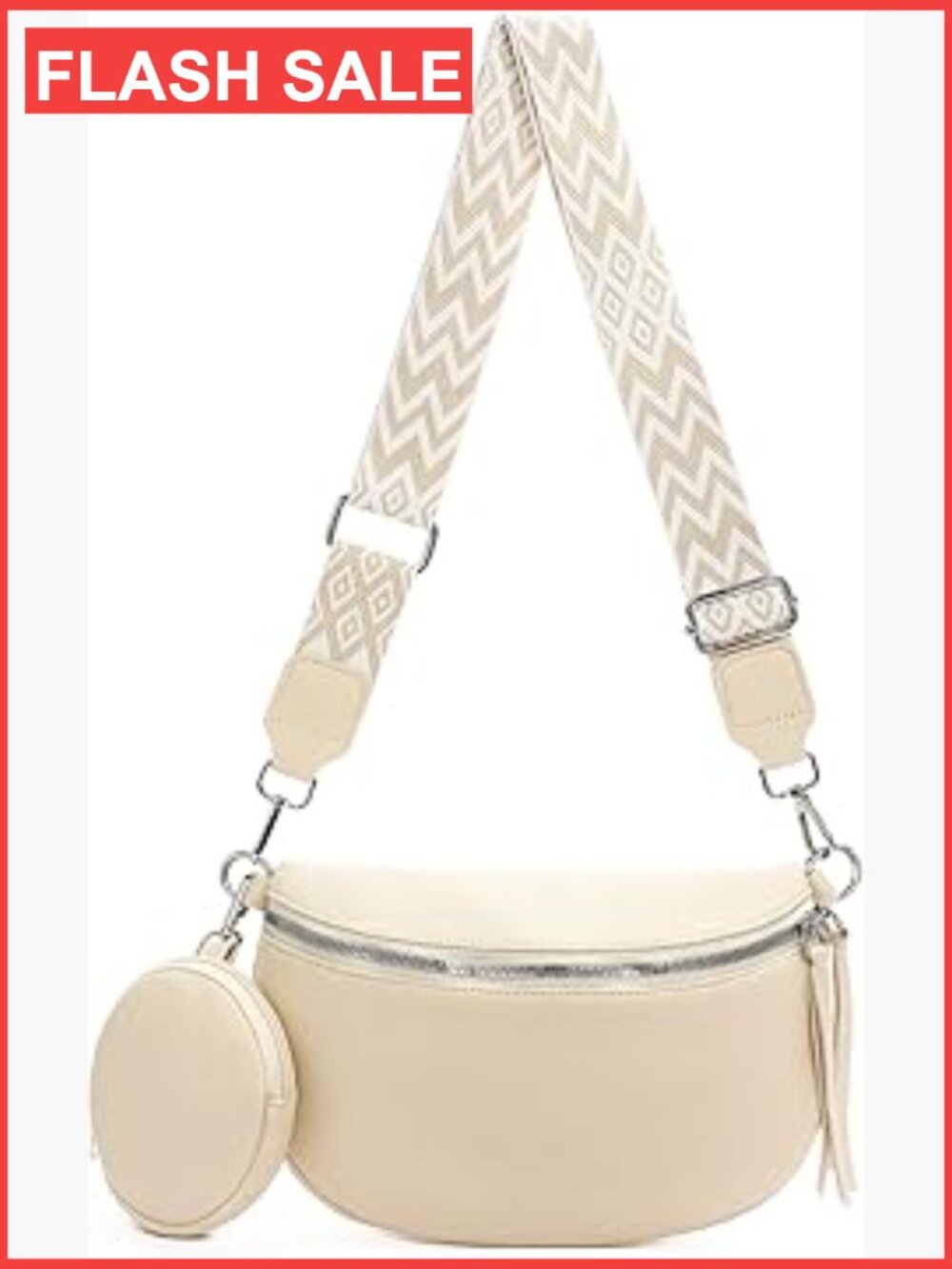 Crossbody Bum Bag Vegan Leather Fanny Pack with Adjustable Strap